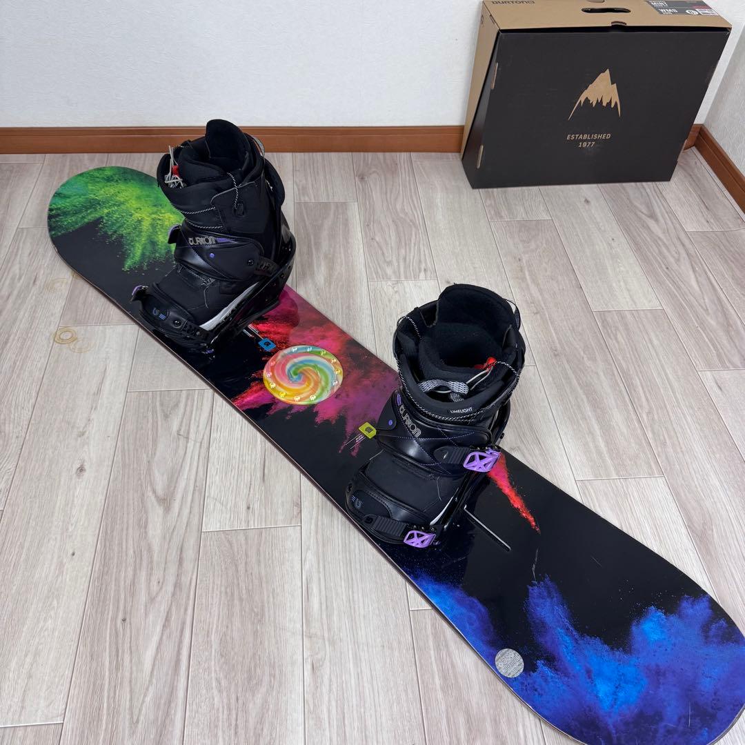 BURTON SOCIAL レディースセット 138cm ブーツ23.5cm