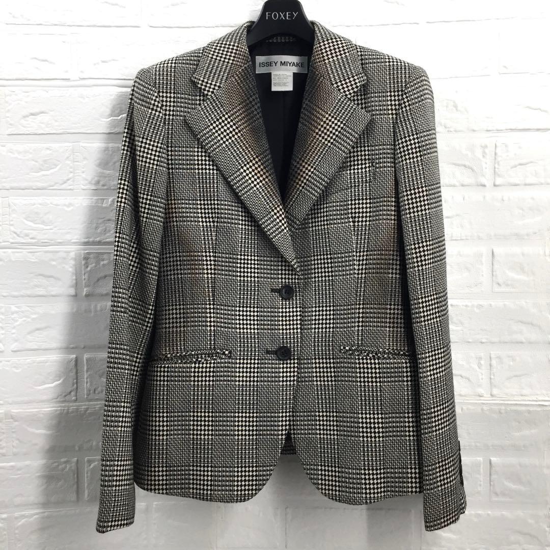 ISSEY MIYAKE イッセイミヤケ グレンチェック セットアップスーツ 2