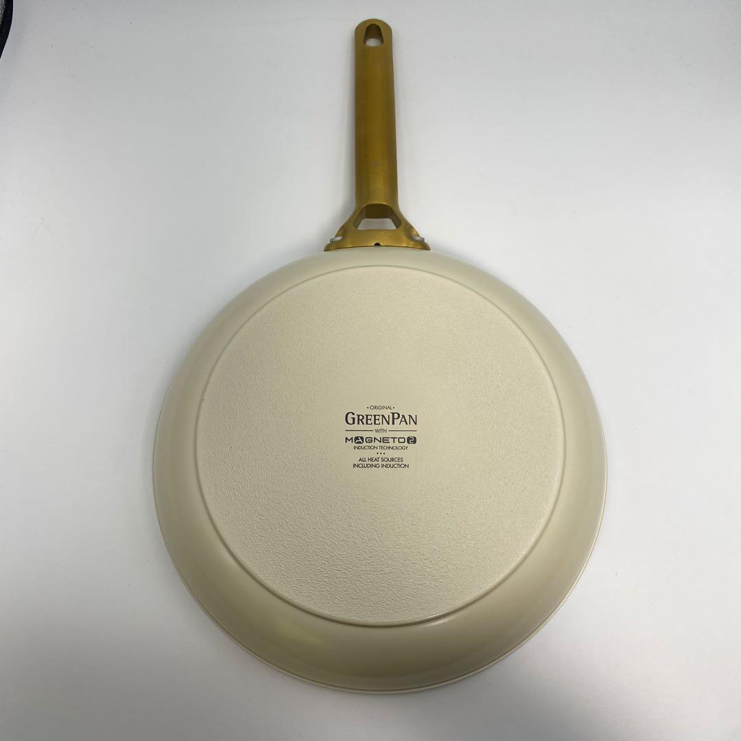GREENPAN フライパンセット クリーム色・ピンク