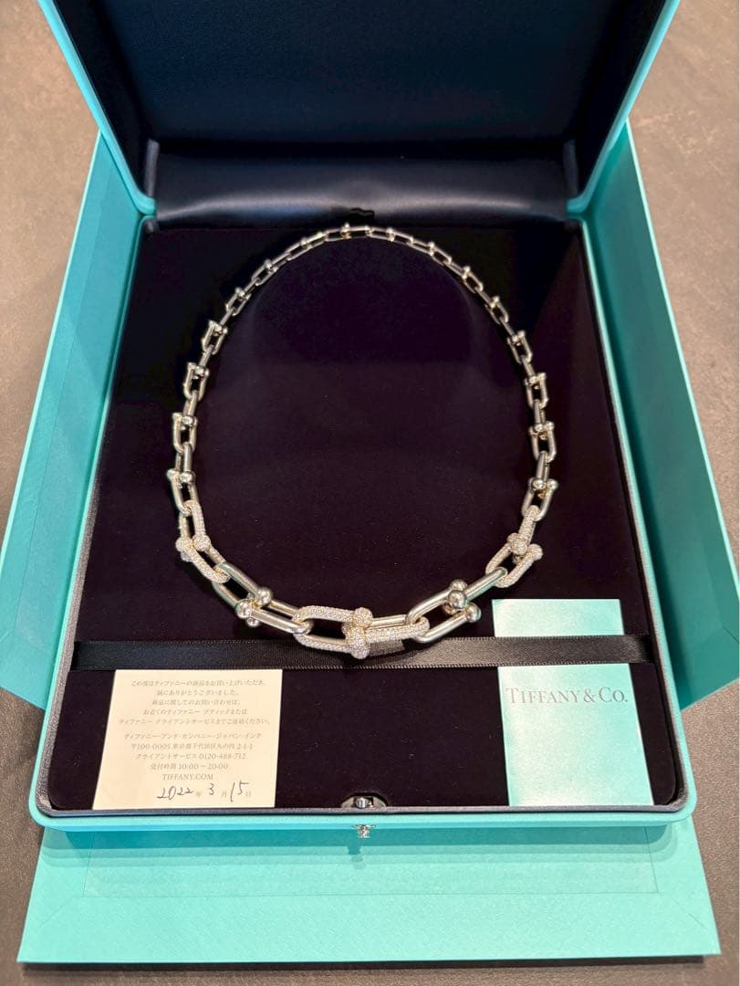 れんげ  最終値下【ダイヤ加工】ティファニー ハードウェア ネックレス