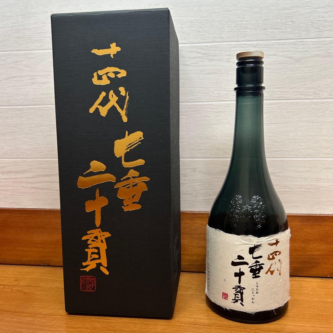 【空瓶】【希少】十四代 七垂二十貫 720ml 未洗浄