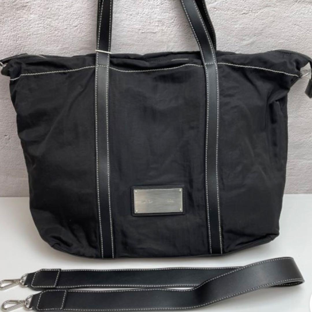 【Matin Kim】FABRIC NEW SHOPPER BAG ブラック