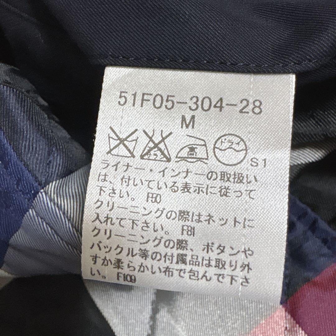 コウ　　ブラックレーベルクレストブリッジ　トレンチコート ブラックM