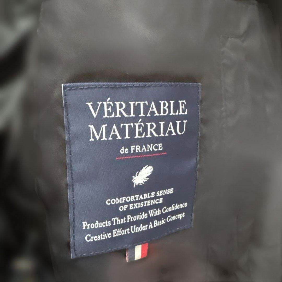 ryo703kato西川 サージロングダウンS 黒　フォックスファー