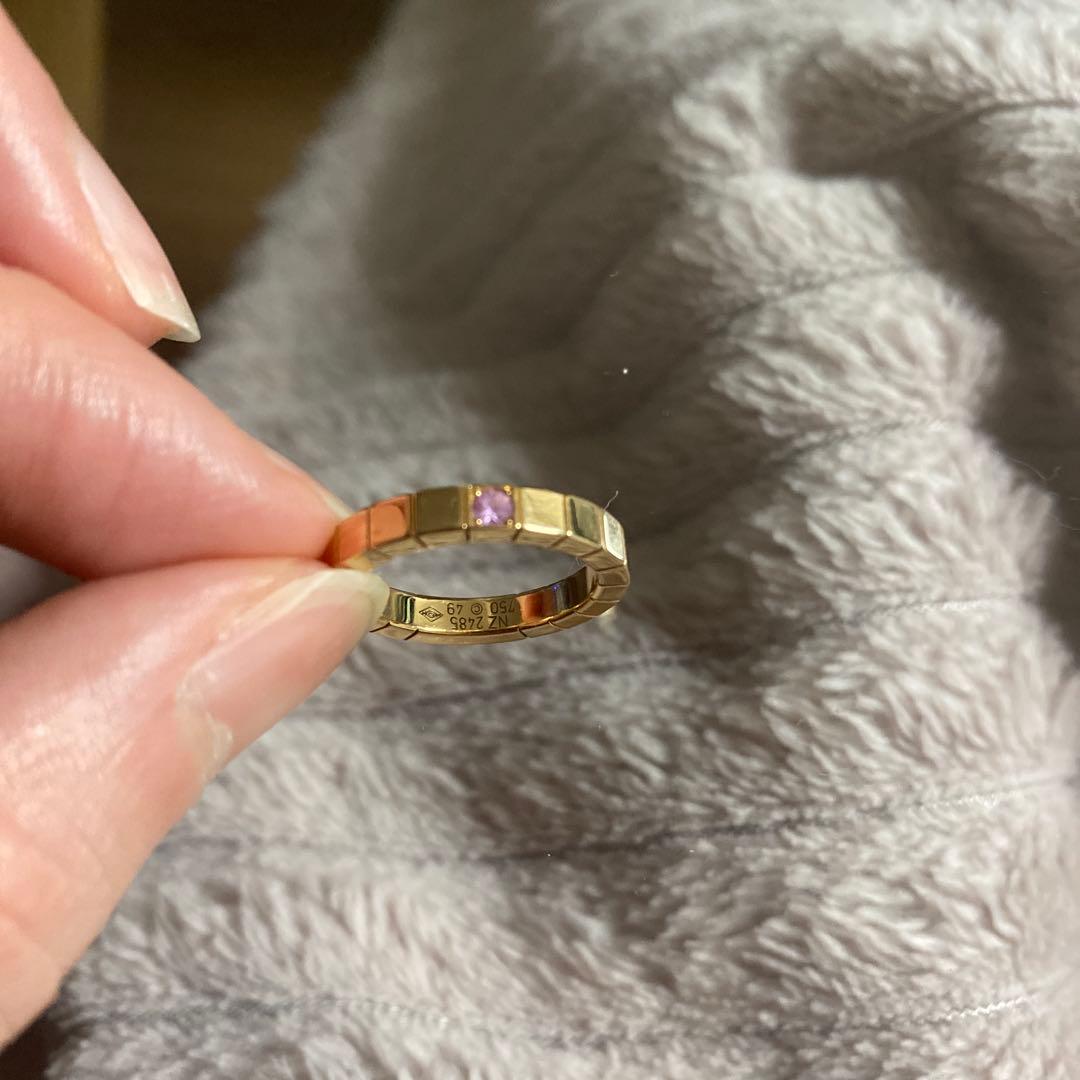 Cartier ゴールド スクエアカットリング