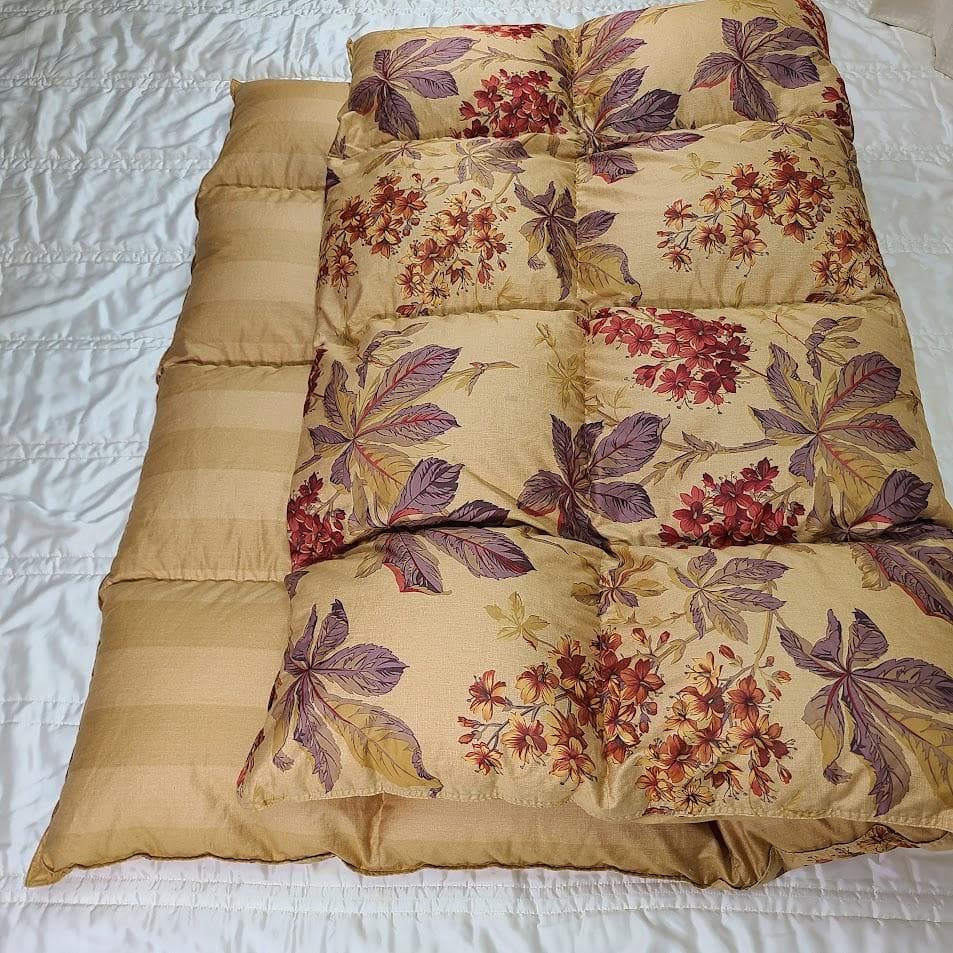 ふわふわ♪西川 Sanderson ホワイトダックダウン90% 高級羽毛布団