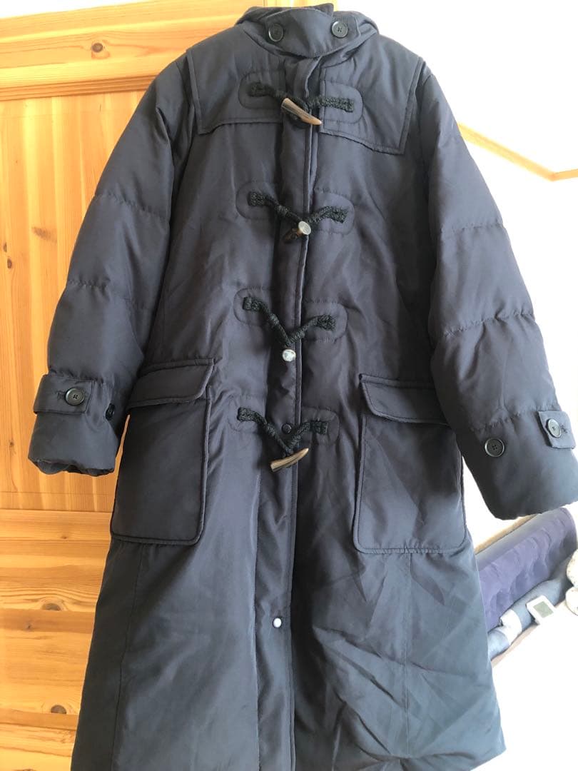 【新品未使用】フェリシモ　リブインコンフォート　ロングダッフルダウンコート