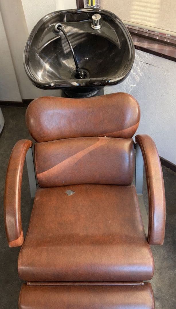 1スタ　ジャンク品　 シャンプーチェア ビューティーガレージ　バックシャンプー