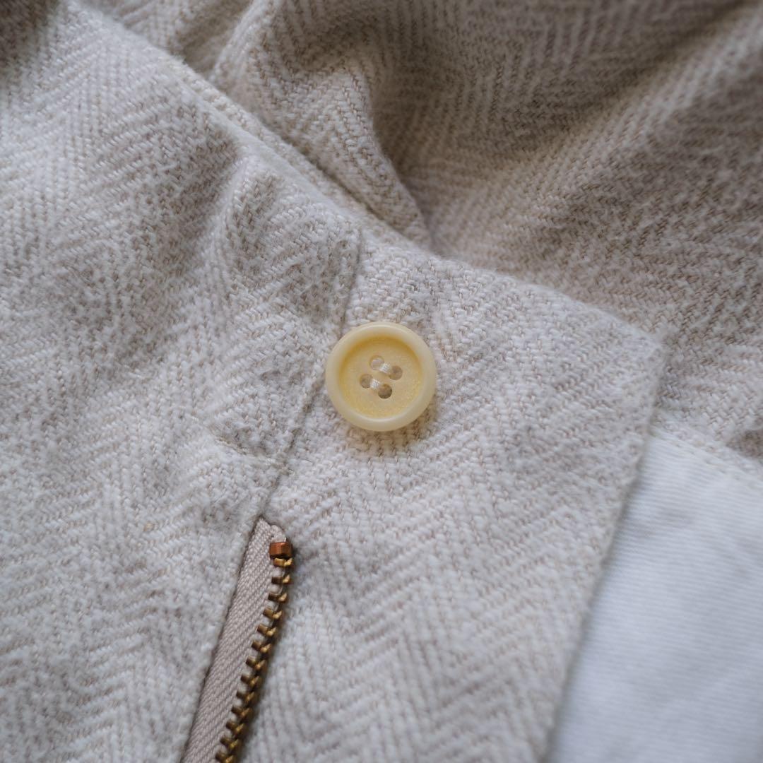 nest Robe CONFECT 日本製 コットンリネンパンツ オフホワイト