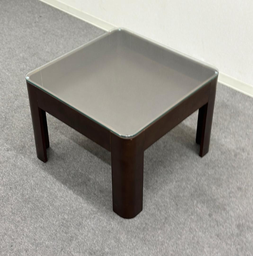 WISE WISE■ガラス天板テーブル　サイドテーブル　センターテーブル　トレイ