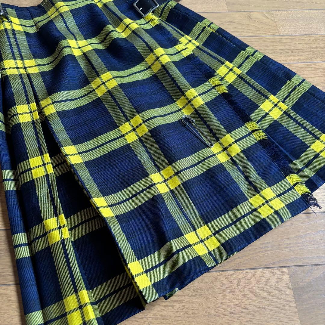 O'NEIL of DUBLIN ウーステッドウールキルトスカート　サイズGB8