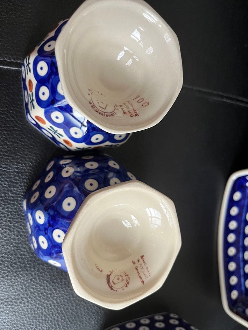 ポーランド陶器 食器4点 未使用品