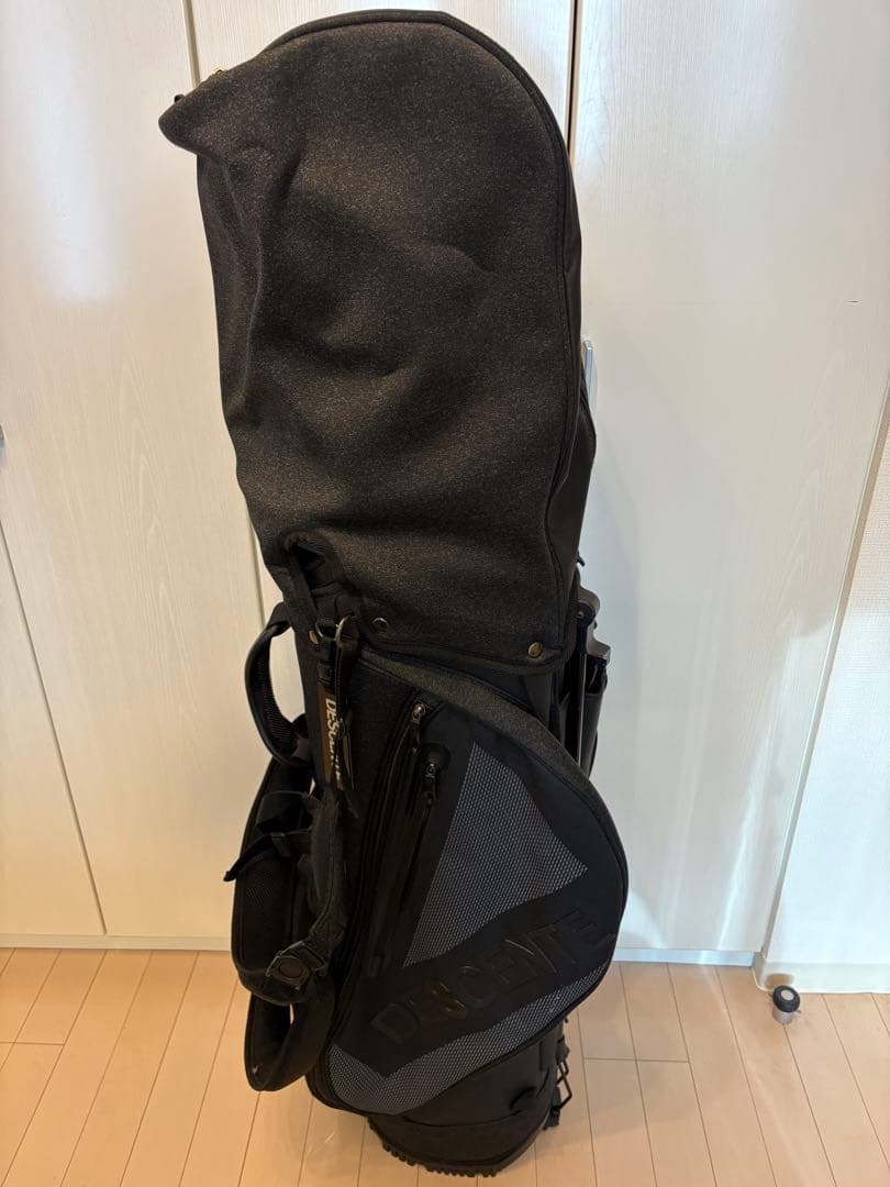 DESCENTE デサント ブラック ゴルフバッグ・キャディバッグ