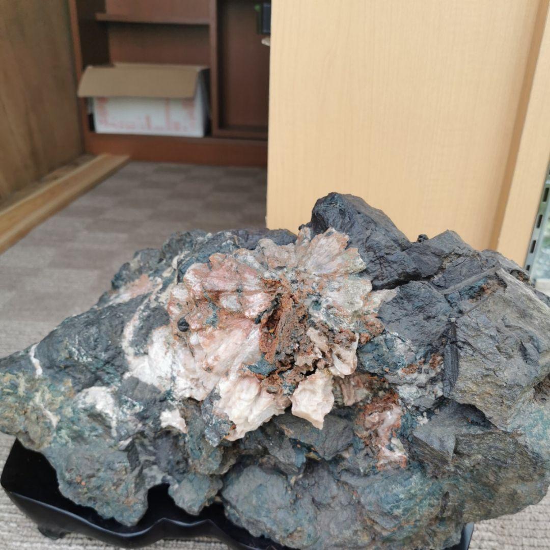 根尾谷産　菊花石　21.7キロ　鑑賞石　石　置物　オブジェ　インテリア　盆石