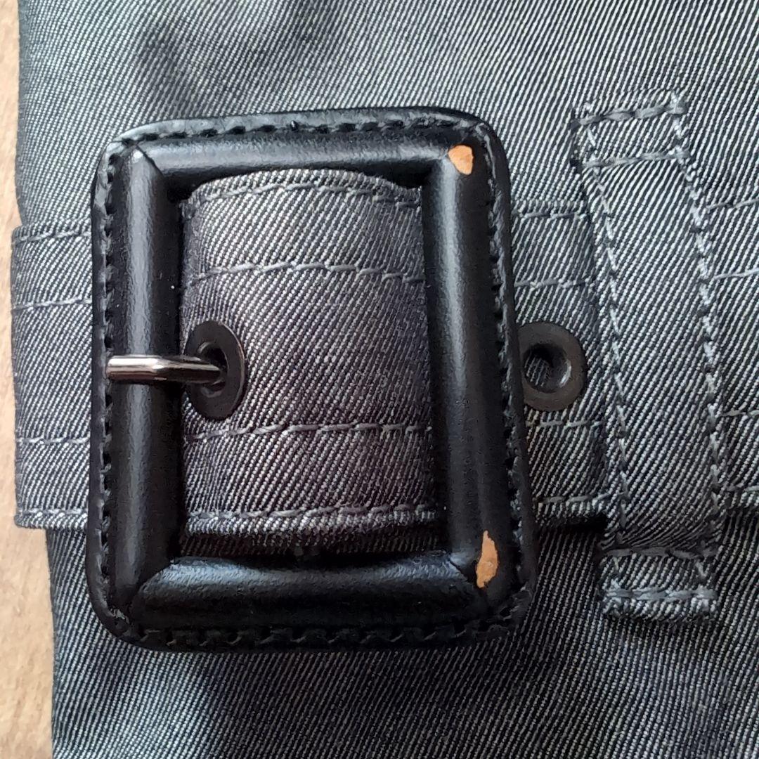 BURBERRY　BLACKLABEL　グレー ダブルブレスト トレンチコート