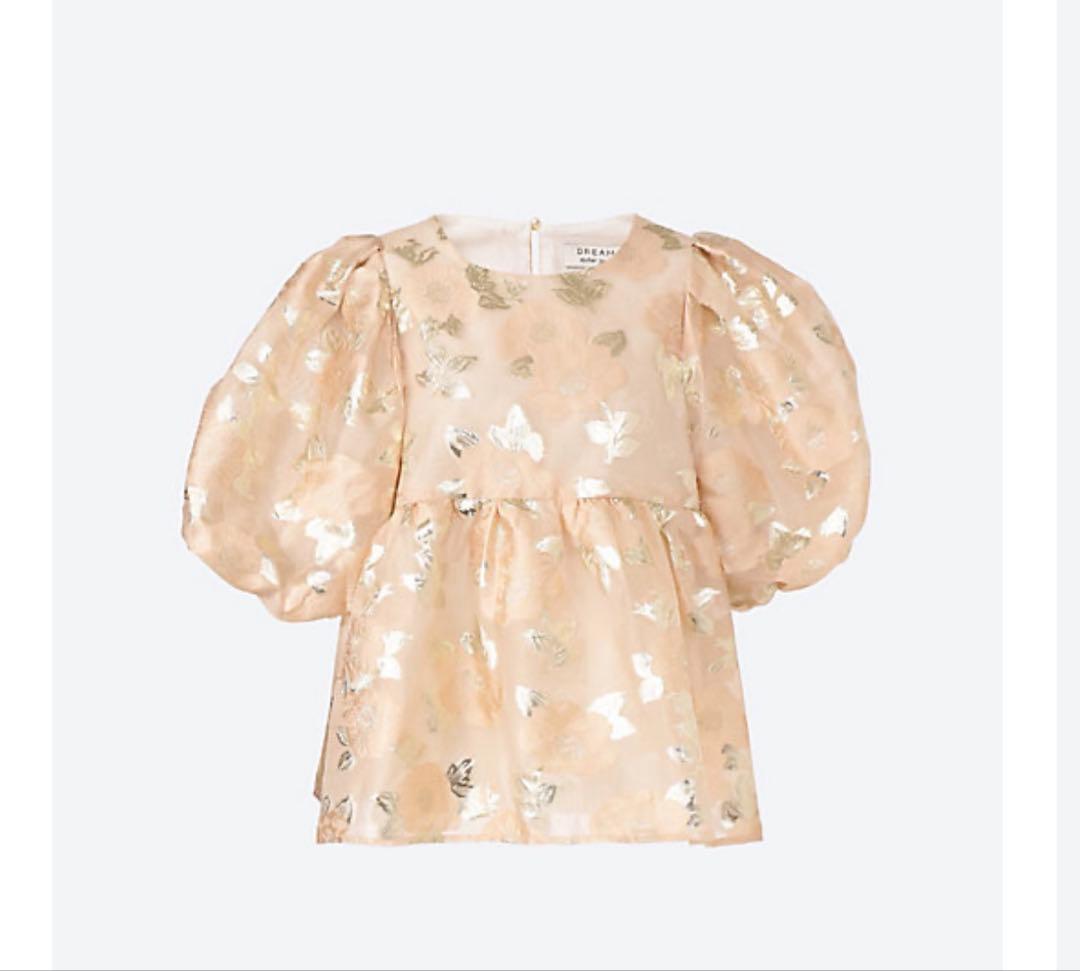 SisterJane オーガンジートップス　ゴールド