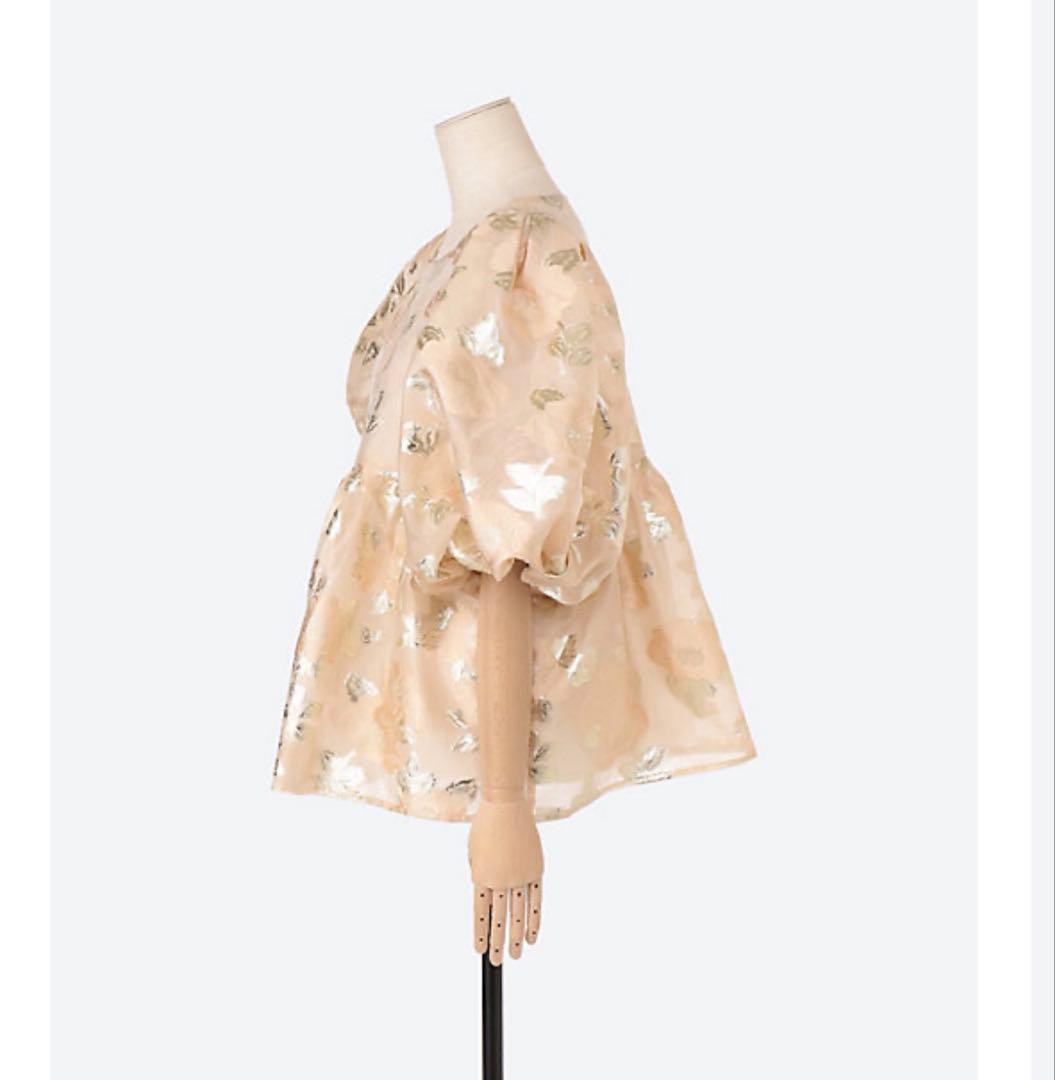 SisterJane オーガンジートップス　ゴールド