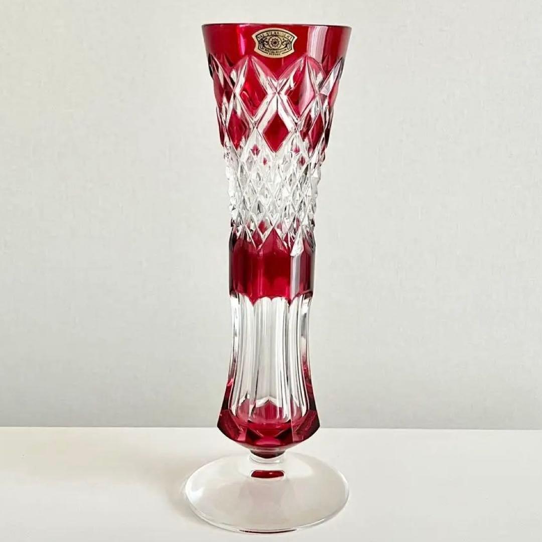 ヴァルサンランベール 花瓶 花器 ガラス　クリスタル フラワーベース 一輪挿し
