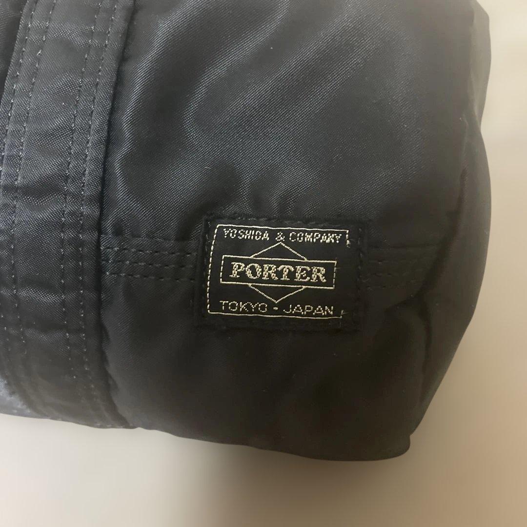 【美品】PORTER TANKER ダッフルバッグ ミニボストンバッグ 黒