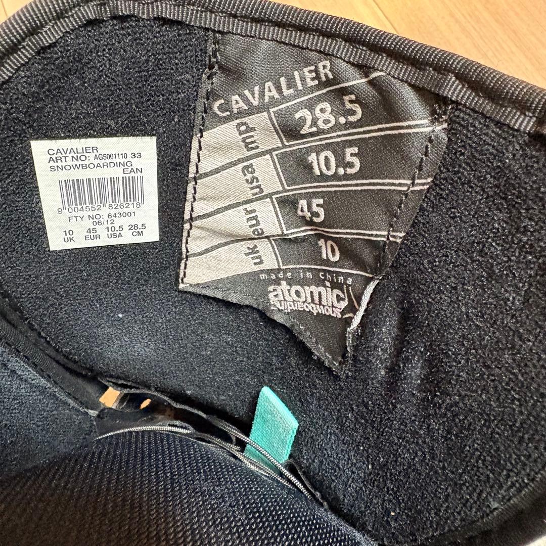 ATOMIC スノーボード 4点セット 板+ビンディング+ブーツ+ケース