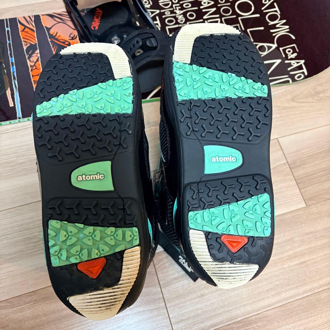 ATOMIC スノーボード 4点セット 板+ビンディング+ブーツ+ケース