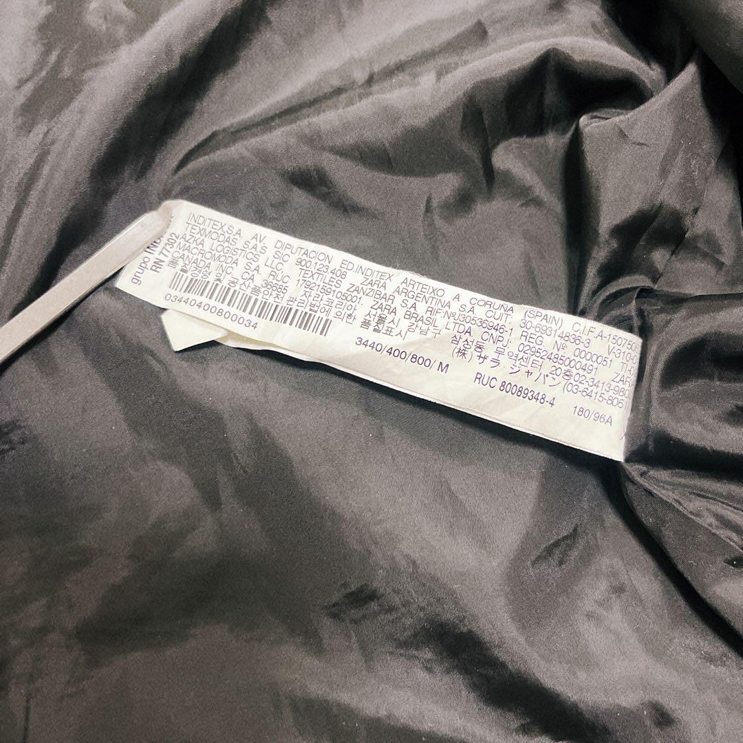 tac ZARA MAN スカジャン　オールブラック　虎　両面刺繍