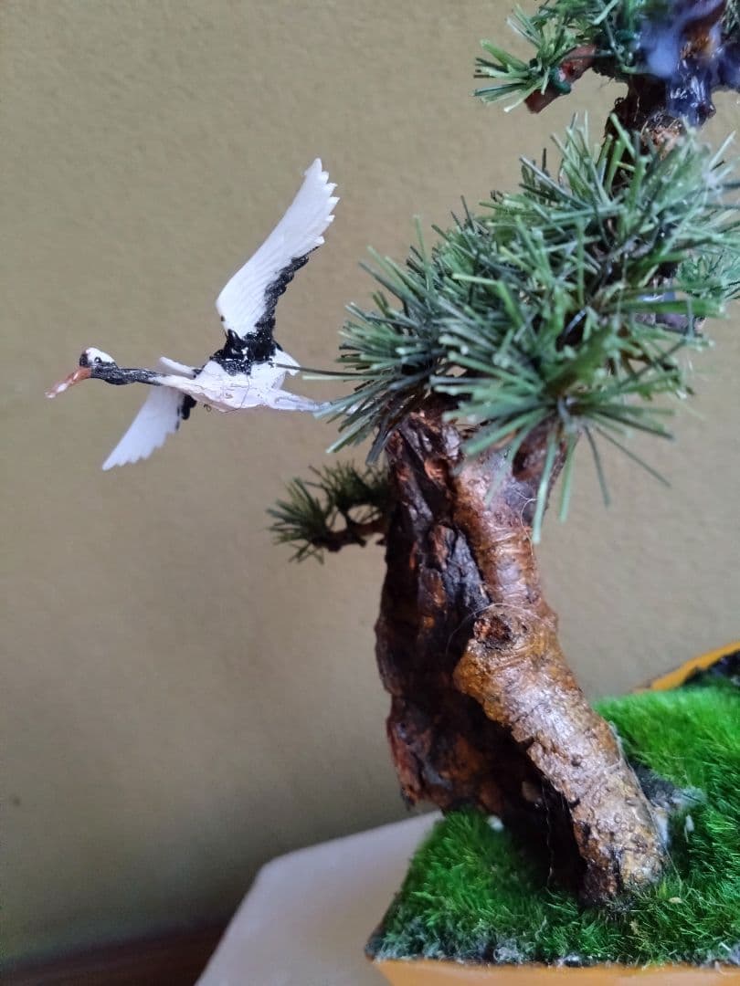 人工盆栽 フェイクグリーン ハンドメイド インテリア 松の木 模型 模造