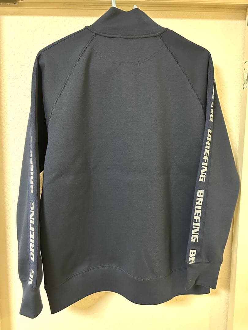 BRIEFINGゴルフ （M）ウォームサイドロゴラインブルゾンネイビー新品未使用