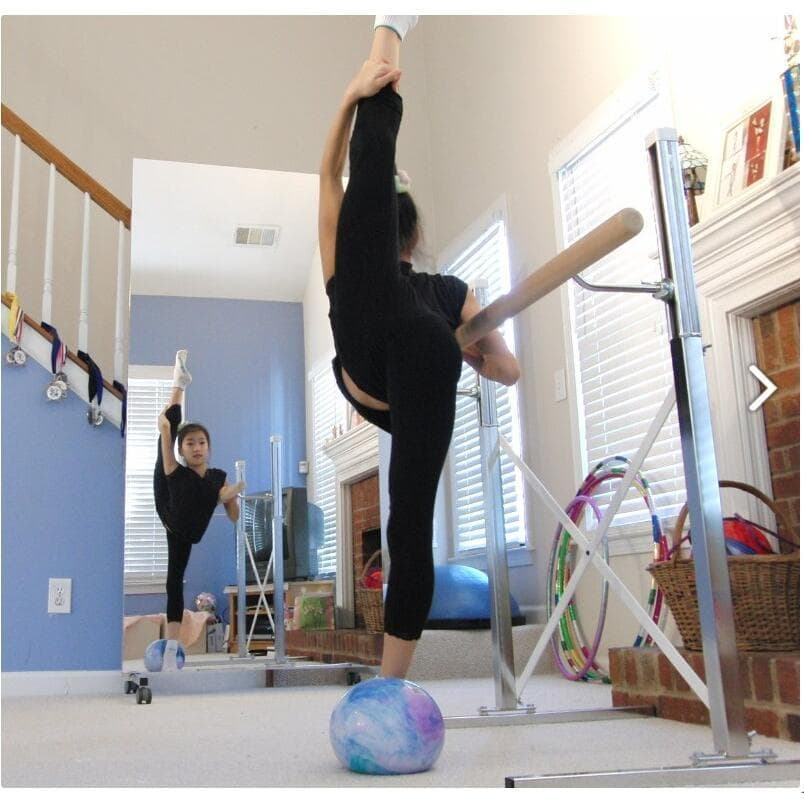 2103,4ダンスミラー 割れない鏡 幅100cmｘ160cm キャスター付き