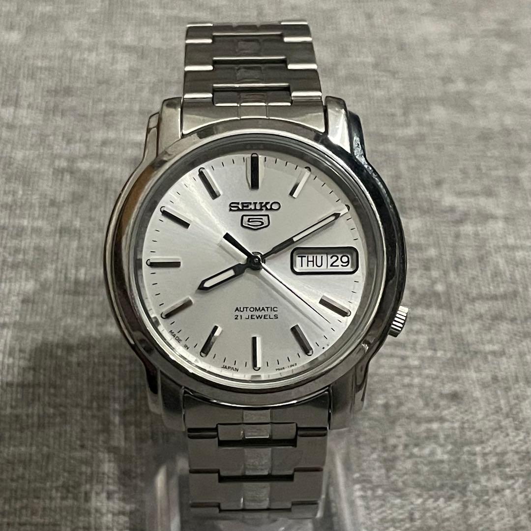 R*m様 SEIKO 自動巻き腕時計 セイコー5 裏スケルトン 7S26-03S