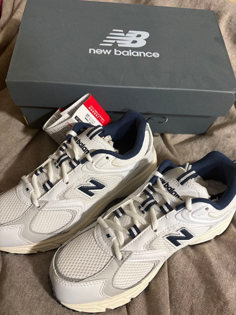 n*a様 New Balance ML408NB 23.5cm ホワイト/ネイビ