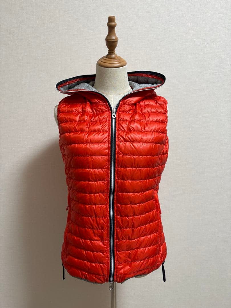 DUVETICA ダウンベスト FILIRA オレンジ サイズ44