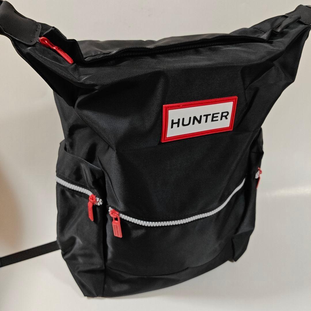 未使用　HUNTER ハンター　リュックサック バックパック　黒