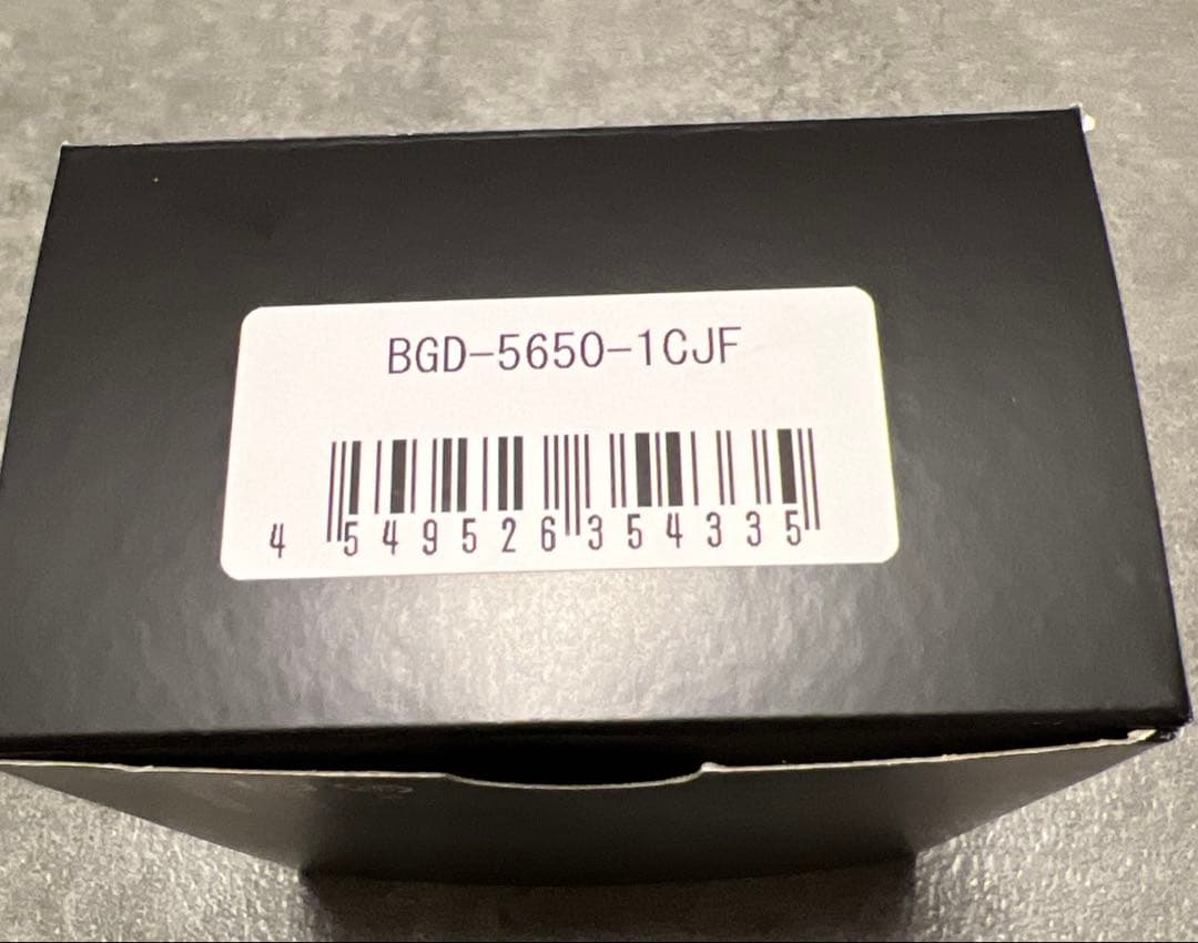 CASIO BABY-G BGD-5650 電波ソーラー オールブラック