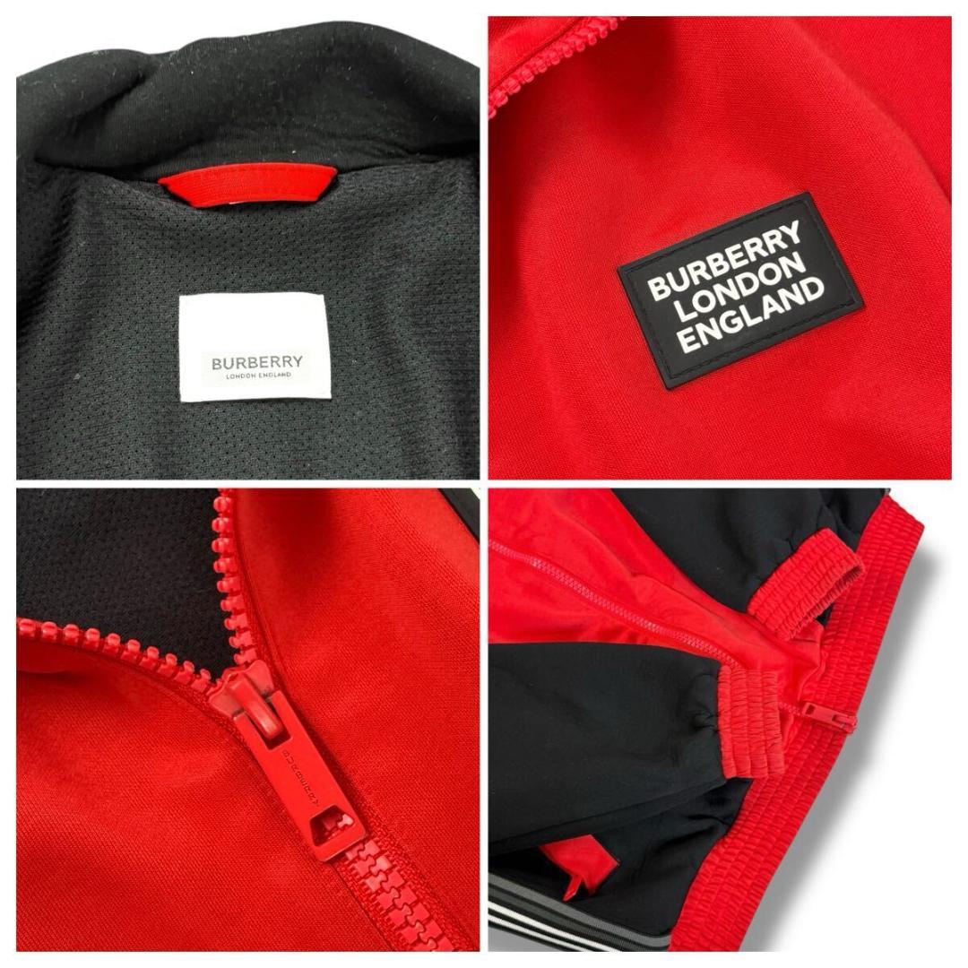 【美品】BURBERRY コットン ジャケット ティッシ期 レッド Lサイズ