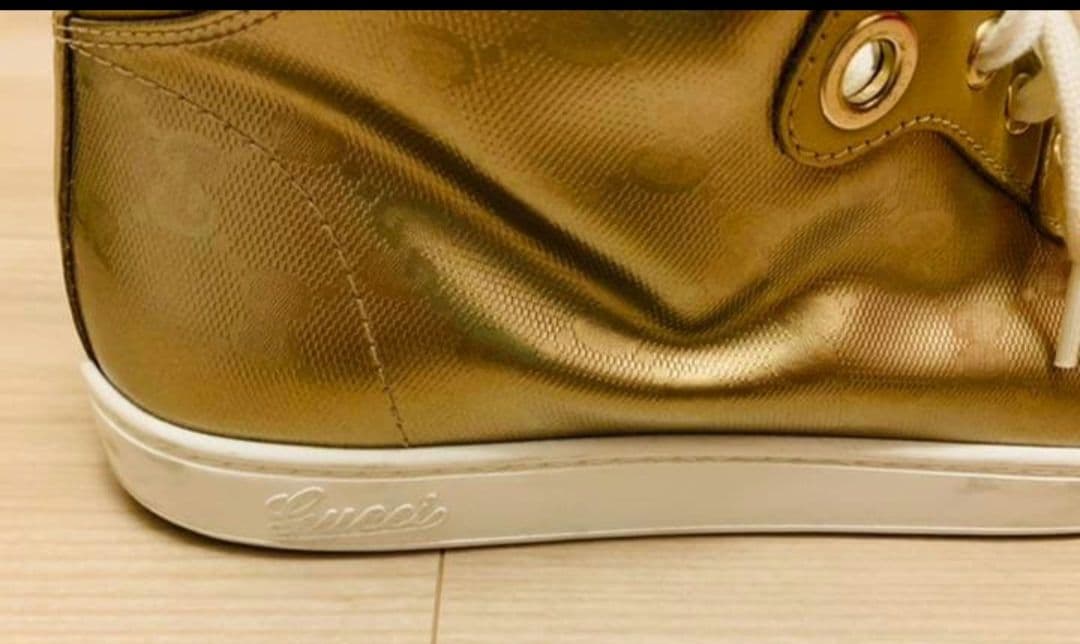 GUCCI メンズハイカット ヴィンテージスニーカー 27.5 9 1/2