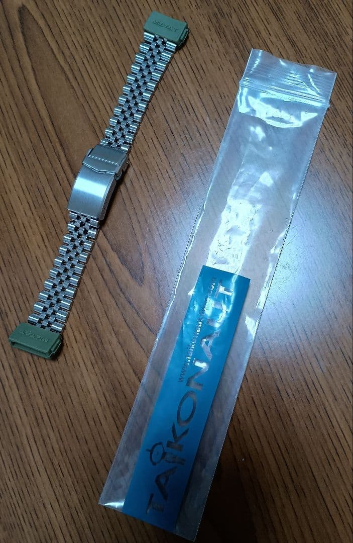 タイコノート 20mm メタルバンド ジュビリー2 ストレートエンド