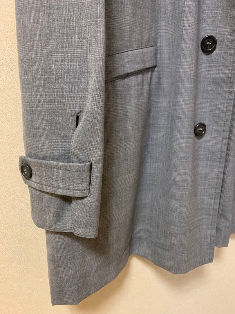 ✨つん✨ ✰ dunhill✰ダンヒル✰ハーフコート✰グレー✰ラグラン袖