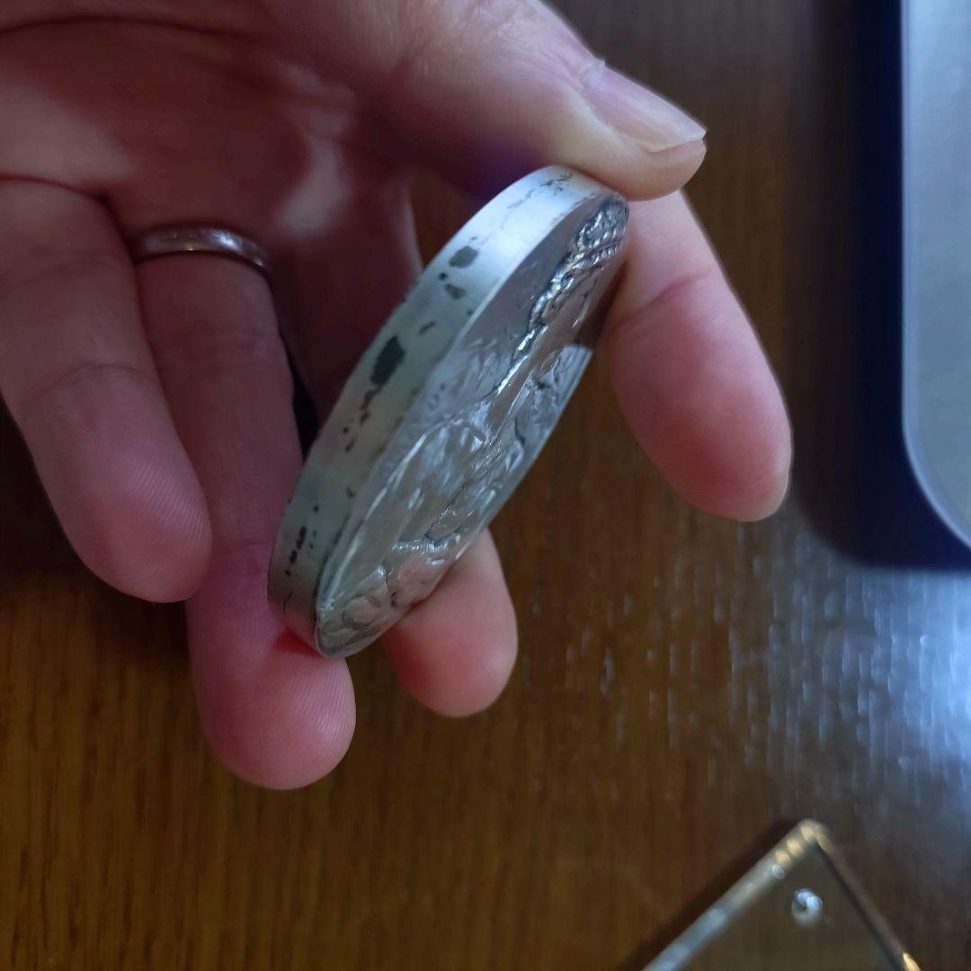 1972年札幌オリンピック冬季大会記念メダル　銀銅メダルセット　純銀製