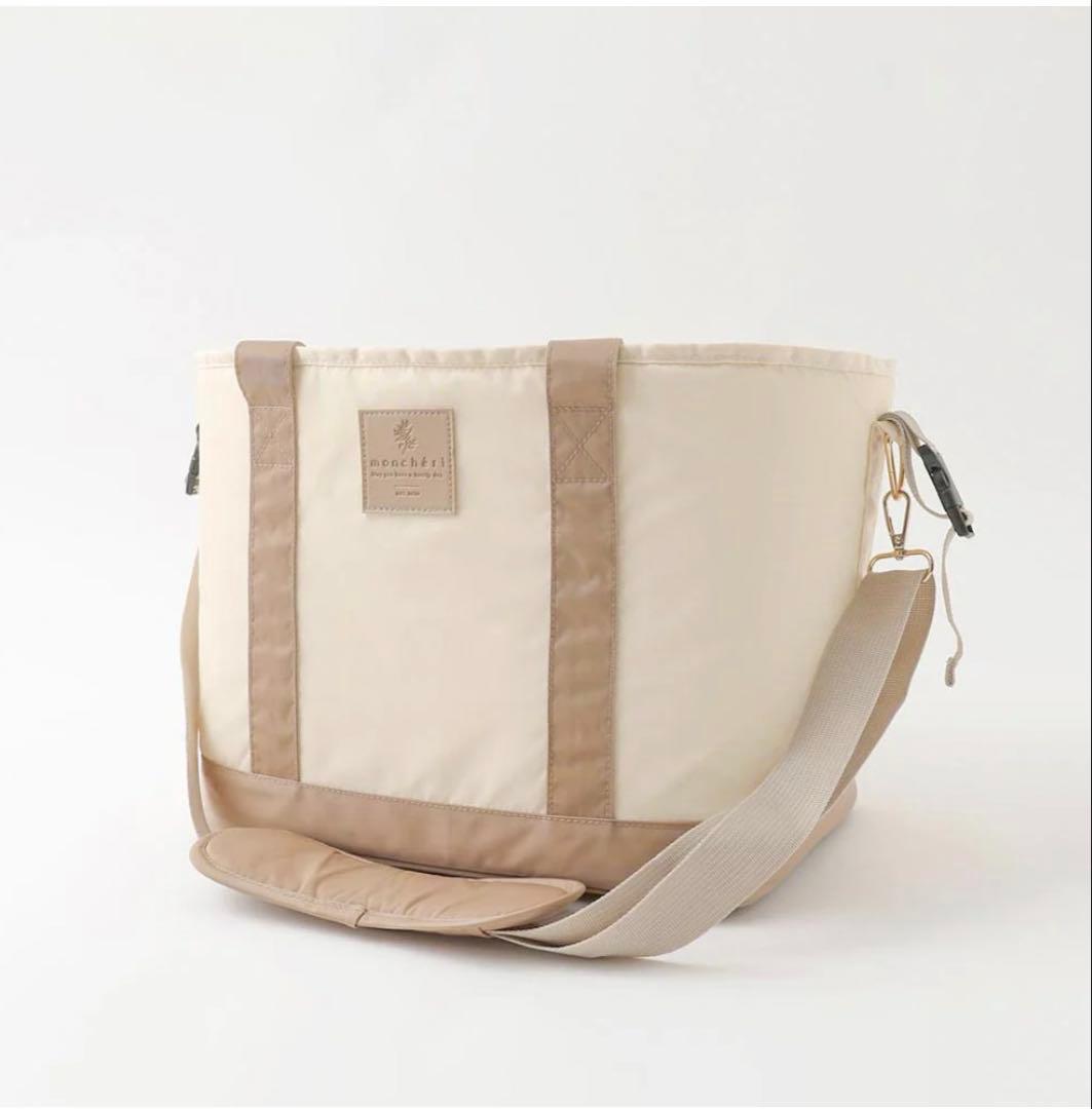 【美品】2wayショルダートートスクエアペットバッグ