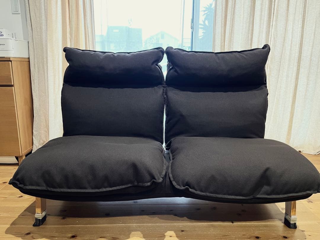 無印良品 ハイバックリクライニングソファ・本体・２シーター