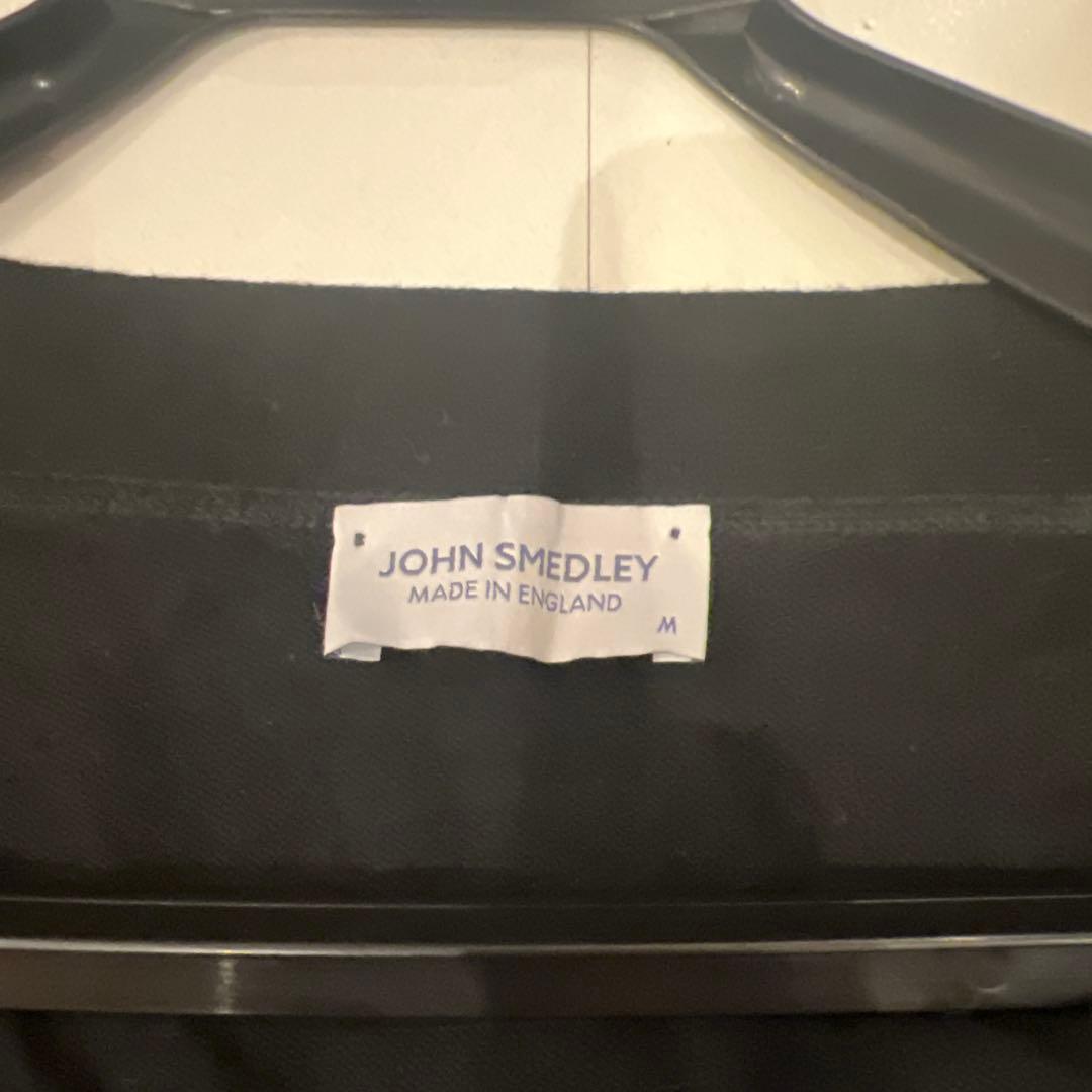 JOHN SMEDLEY ブラックカーディガン M