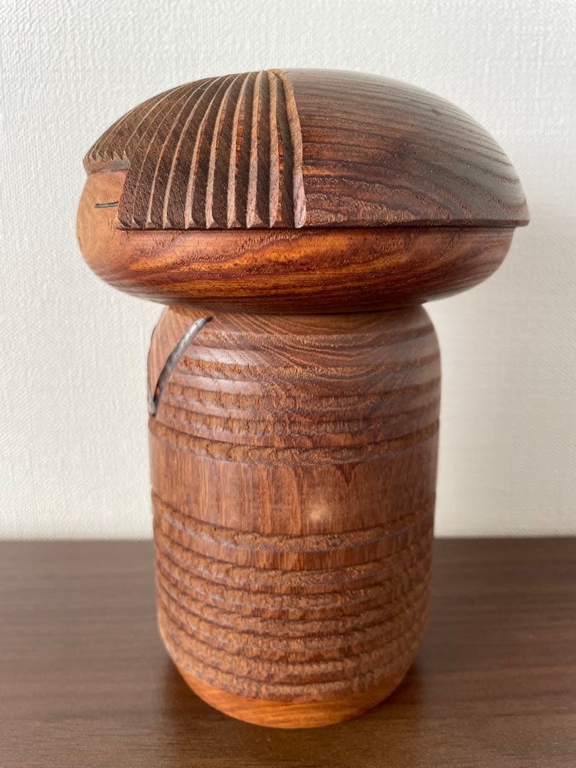 村上 けん一 創作 こけし kokeshi doll 人形 木製 可愛い レトロ