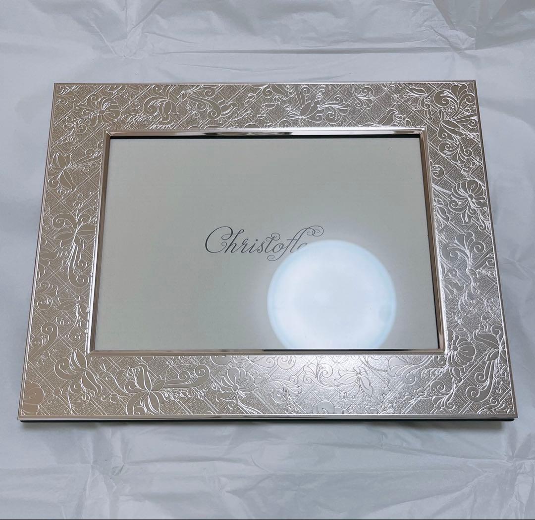 【未使用品】クリストフル フォトフレーム ジャルダンエデン 13×18 2L
