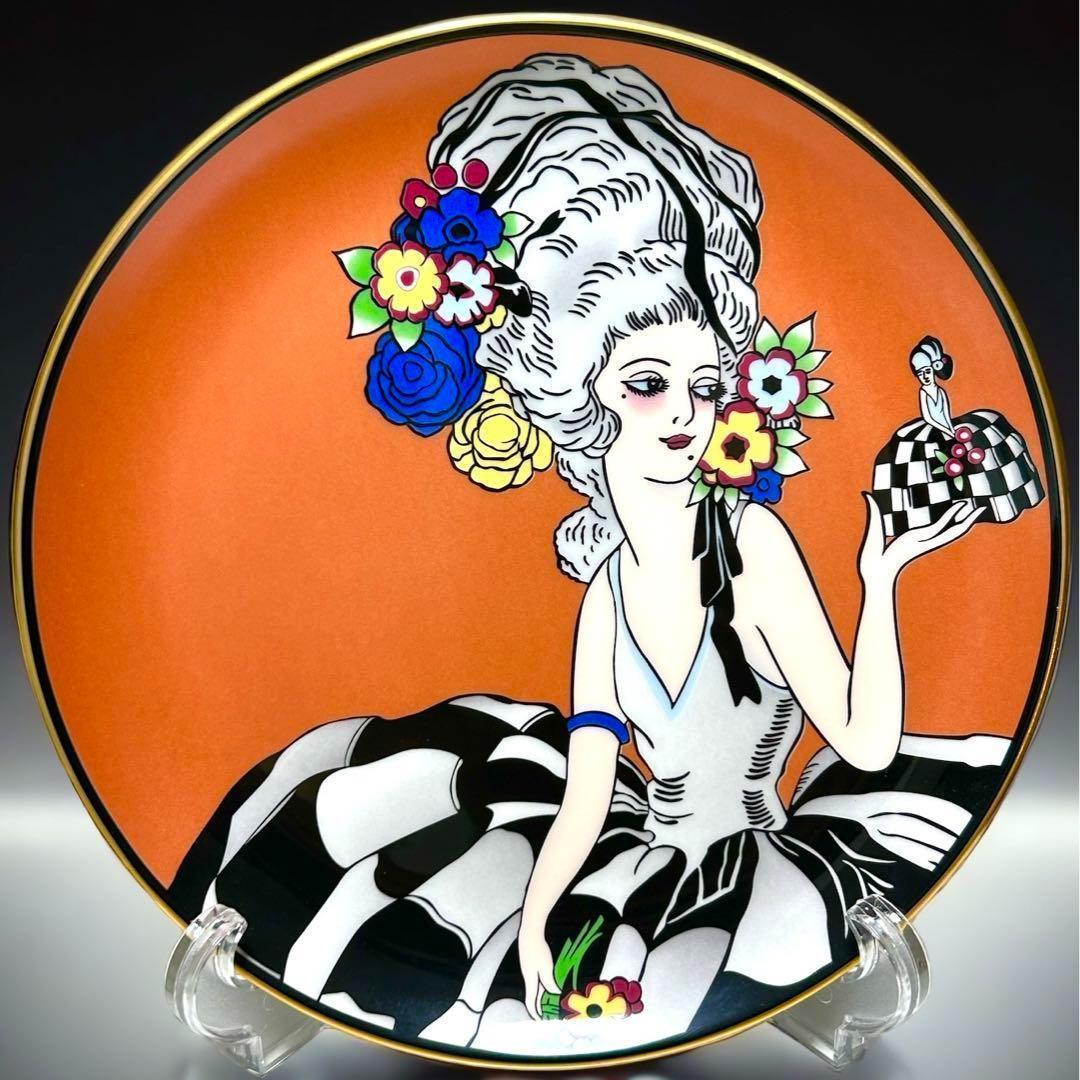 極美品 希少 オールドノリタケ デコレディ プレート ポンパ ドール