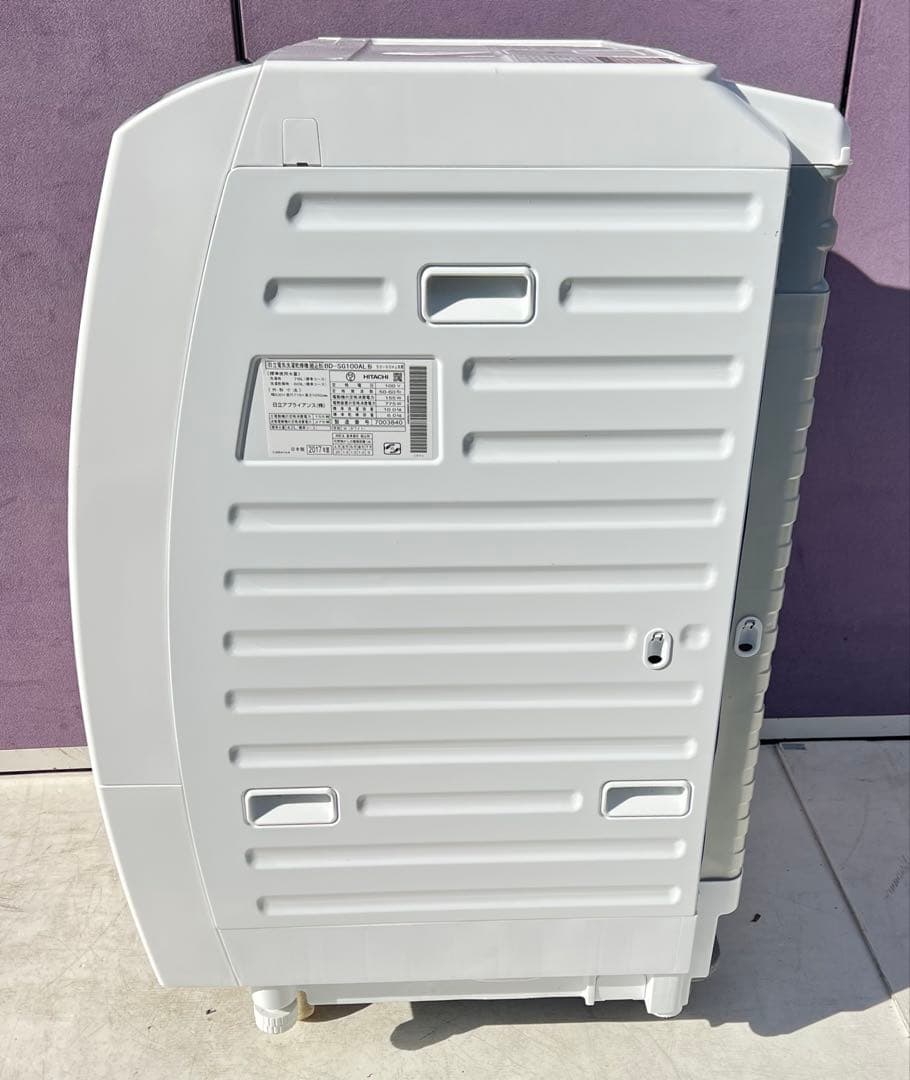 日立電気洗濯乾燥機組込形BD-SG100AL 2017年