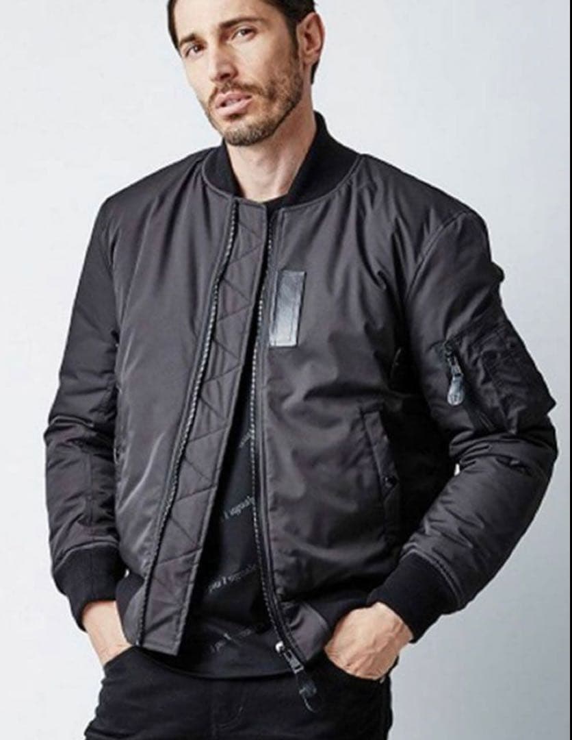 【限定コラボ】1piu1uguale3 blackmilitary 干場MA-1