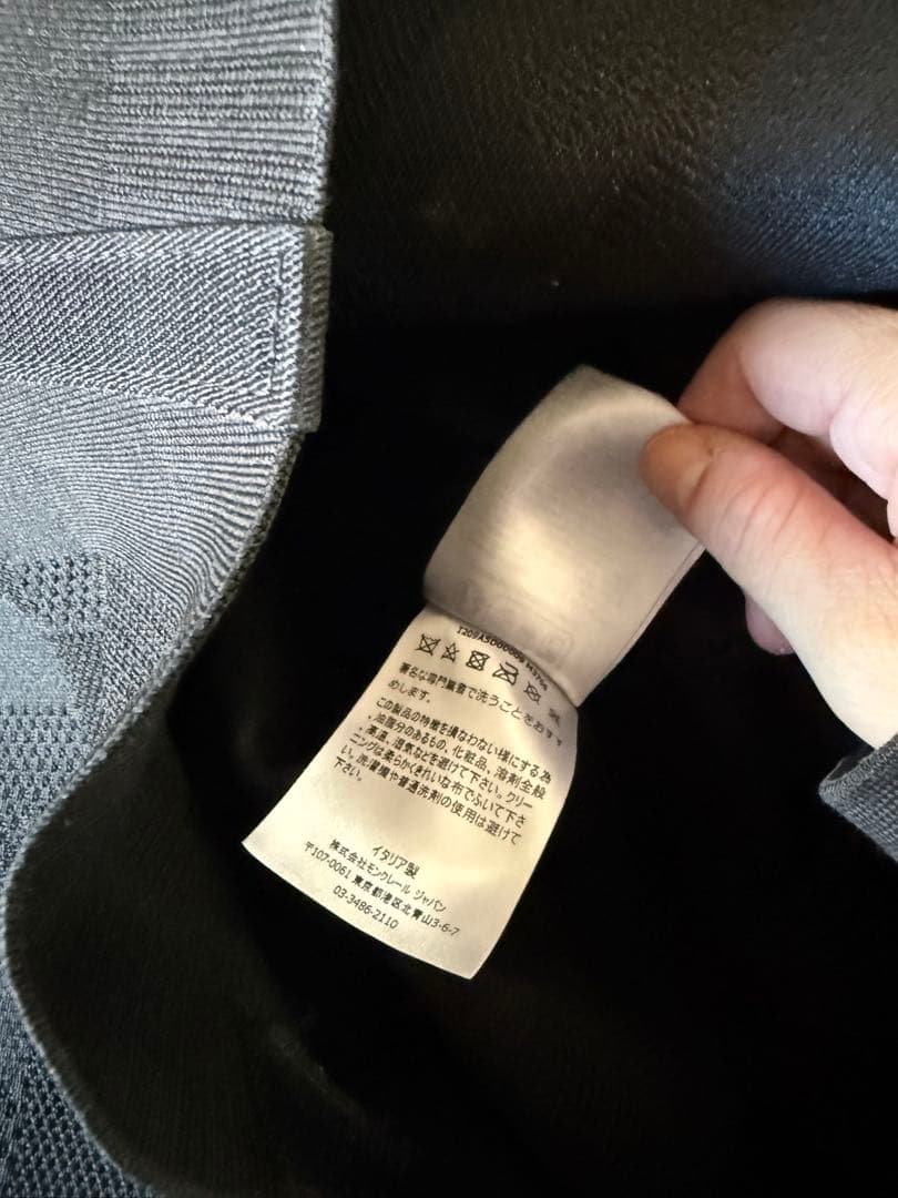 MONCLER ブラック トートバッグ モンクレール メンズバッグ