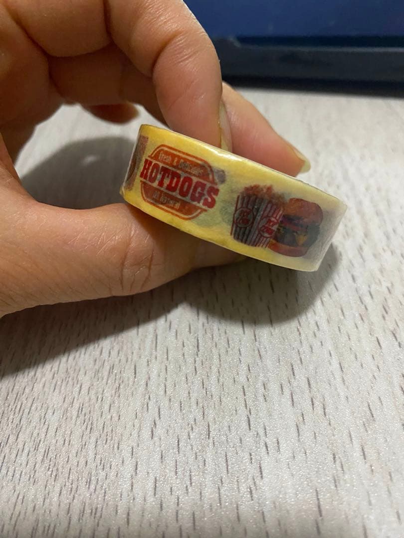 マスキングテープ　アメリカン　フード　ハンバーガー　パストラミサンド　フード柄