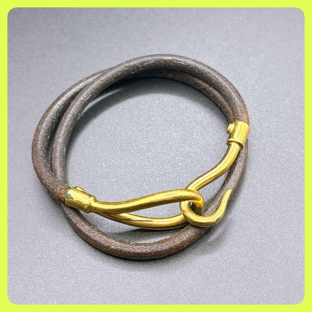 エルメス HERMES チョーカージャンボダークブラウンJUMBOブレスレット✧